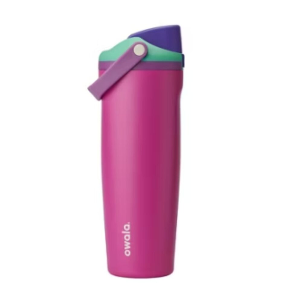 NEW Owala  30oz FreeSip SWAY Stainless Steel Water Bottle Shocking Grape